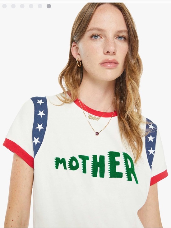 MOTHER Tops - MOTHER The Boxie Goodie Short Sleeve Graphic Tee